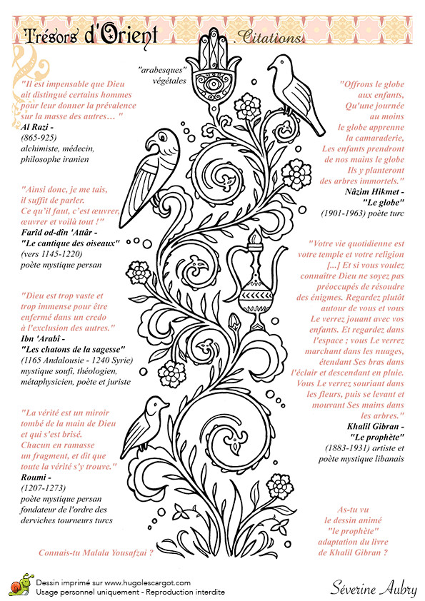 Coloriage Magique Noel Cm2 Dessin   Colorier Trésors D orient Les Citations