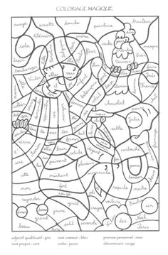 Coloriage Magique orthographe Cm1 10 Meilleures Images Du Tableau Coloriages Magique