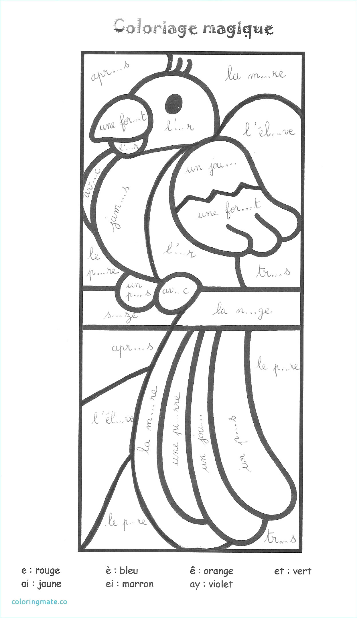 Coloriage Magique Petit Chaperon Rouge Dessin De Cigale Facile