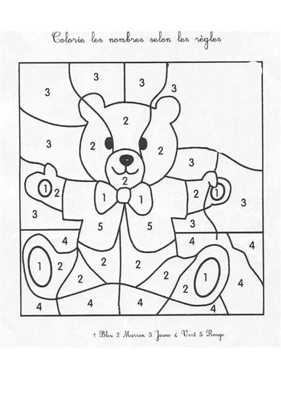 Coloriage Magique Pour Grand Un Coloriage Magique Pour Apprendre Les Chiffres En S