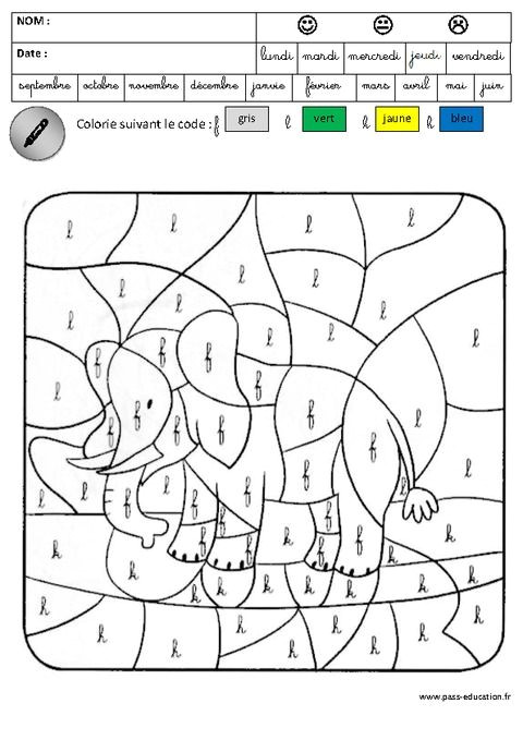 Coloriage Magique Reconnaissance Des Lettres Gs Coloriage Magique Lecture – Maternelle – Grande Section