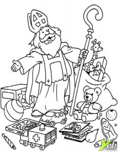 Coloriage Magique Saint Nicolas Coloriage Saint Nicolas