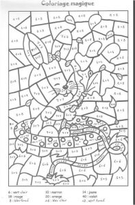 Coloriage Magique Table D Addition Ce1 Très Nombreux Coloriages Magiques