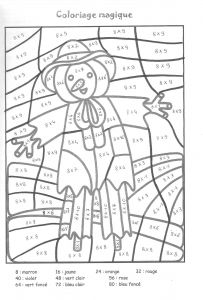 Coloriage Magique Table De 4 Ce1 Magic Coloring for Cm1 Your Image Id 6 Ungavafo