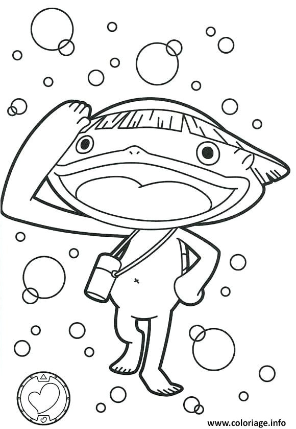 Coloriage Magique Yo Kai Watch Coloriage Yokai Watch Yo Kai Personnage Dessin