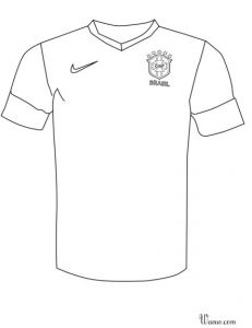 Coloriage Maillot De Foot Barcelone Coloriage Maillot Du Bresil à Imprimer