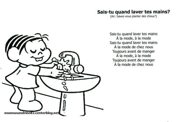 Coloriage Mains Qui Applaudissent Se Laver Les Mains