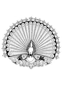 Coloriage Mandala Coeur Difficile Coloriage Mandala En forme De Coeur