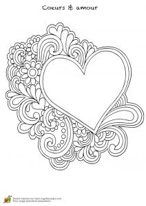 Coloriage Mandala Coeur Difficile Unique Mandala A Colorier Difficile Coeur