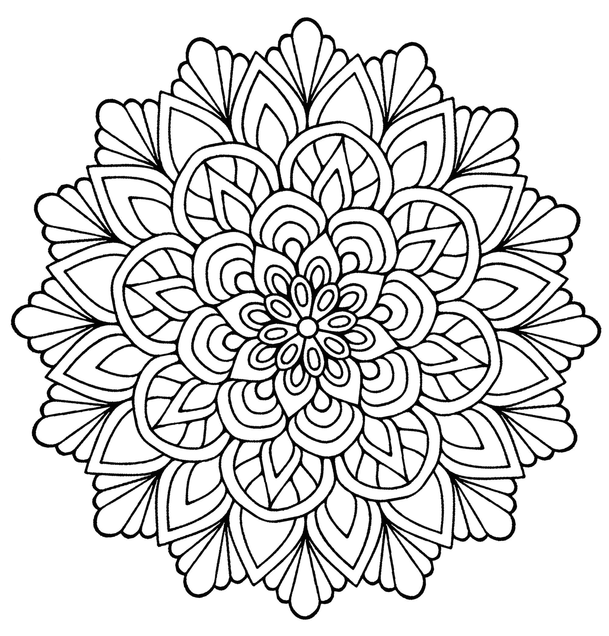 Coloriage Mandala Fleur Et Papillon Lovely Coloriage Mandala Fleur A Imprimer 7481 Fleurs Et