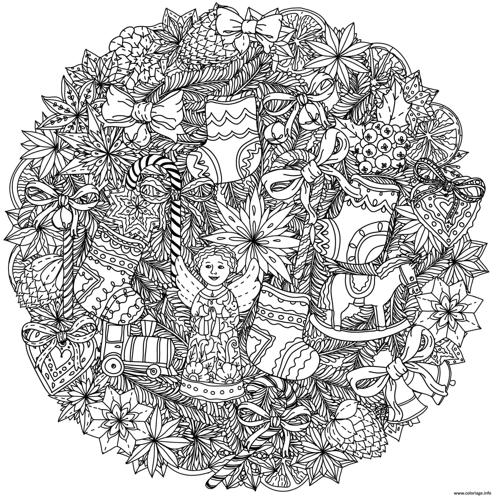 Coloriage Mandala Noel A Imprimer Gratuit Coloriage Adulte Mandala Noel Plexe Dessin