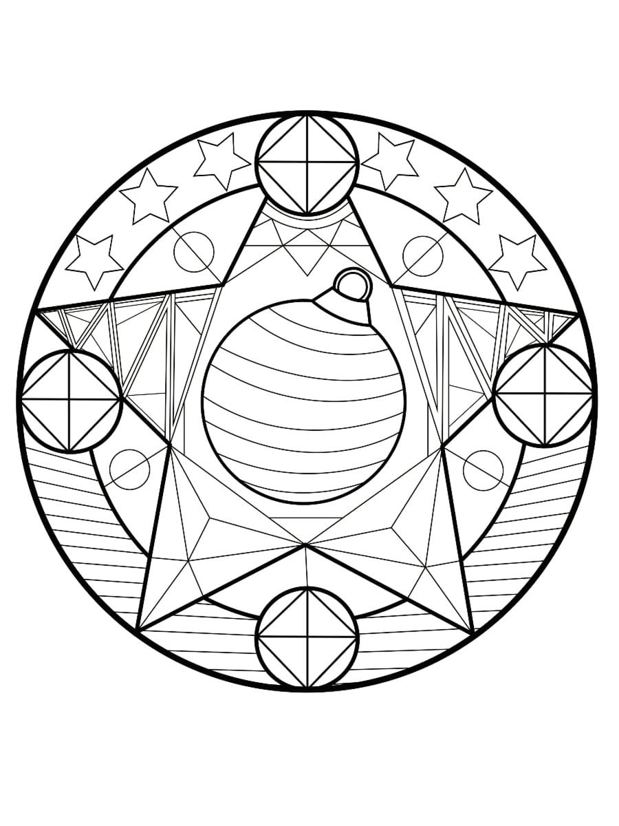 Coloriage Mandala Noel A Imprimer Gratuit Coloriage Mandala De Noël 30 Dessins à Imprimer
