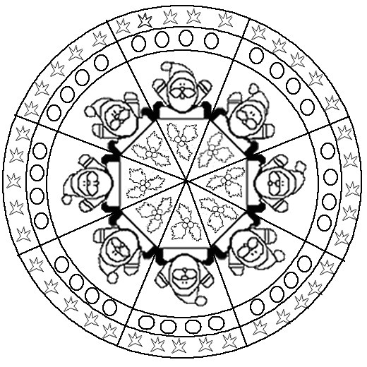 Coloriage Mandala Noel A Imprimer Gratuit Coloriage Mandala Noel Pour Enfant Dessin Gratuit à Imprimer