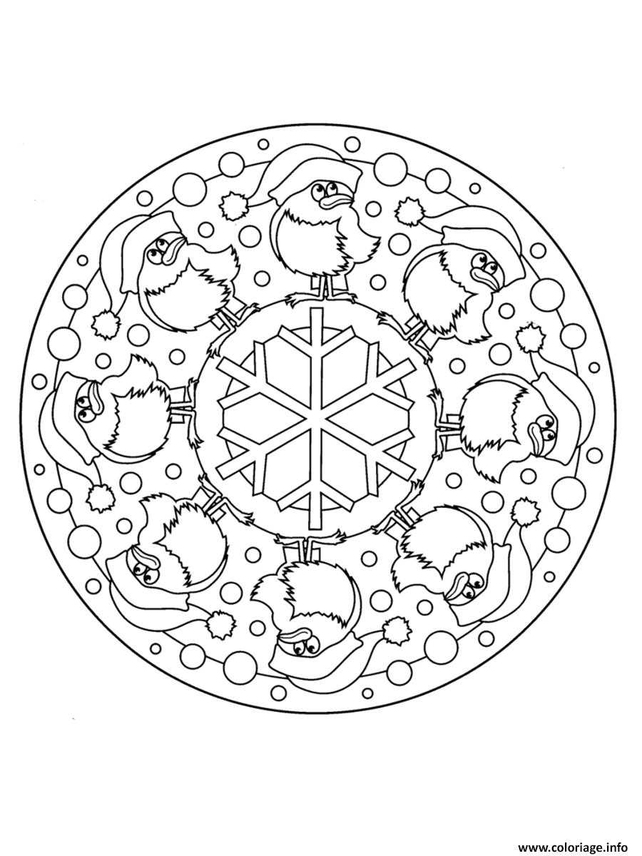 Coloriage Mandala Noel A Imprimer Gratuit Coloriage Mandala Pere Noel Dessin