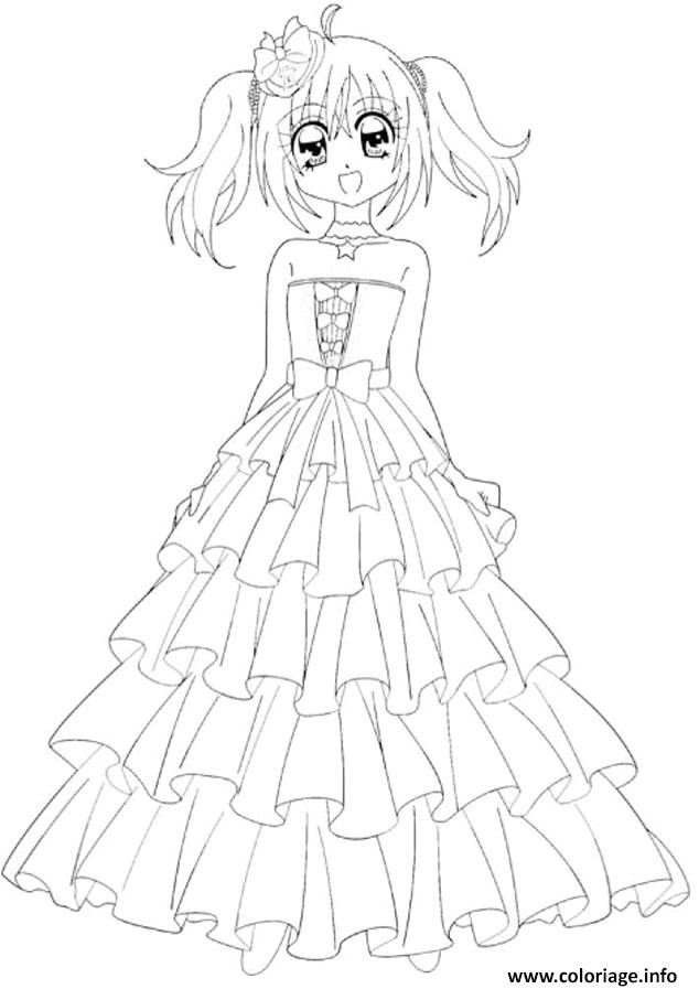 Coloriage Manga à Imprimer Dessin Sur Coloriage Info Coloriage   Imprimer Manga Pour Fille