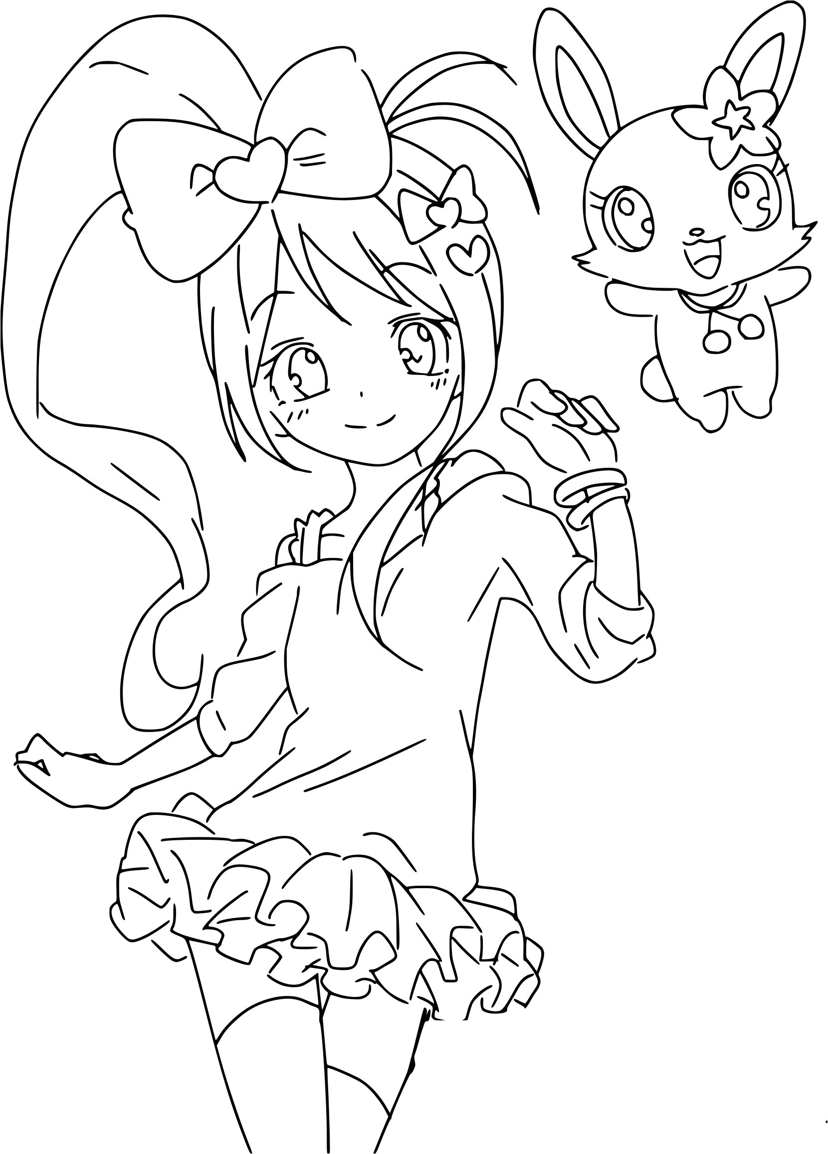 Coloriage Manga à Imprimer Dessin Sur Coloriage Info Coloriage   Imprimer Manga Pour Fille