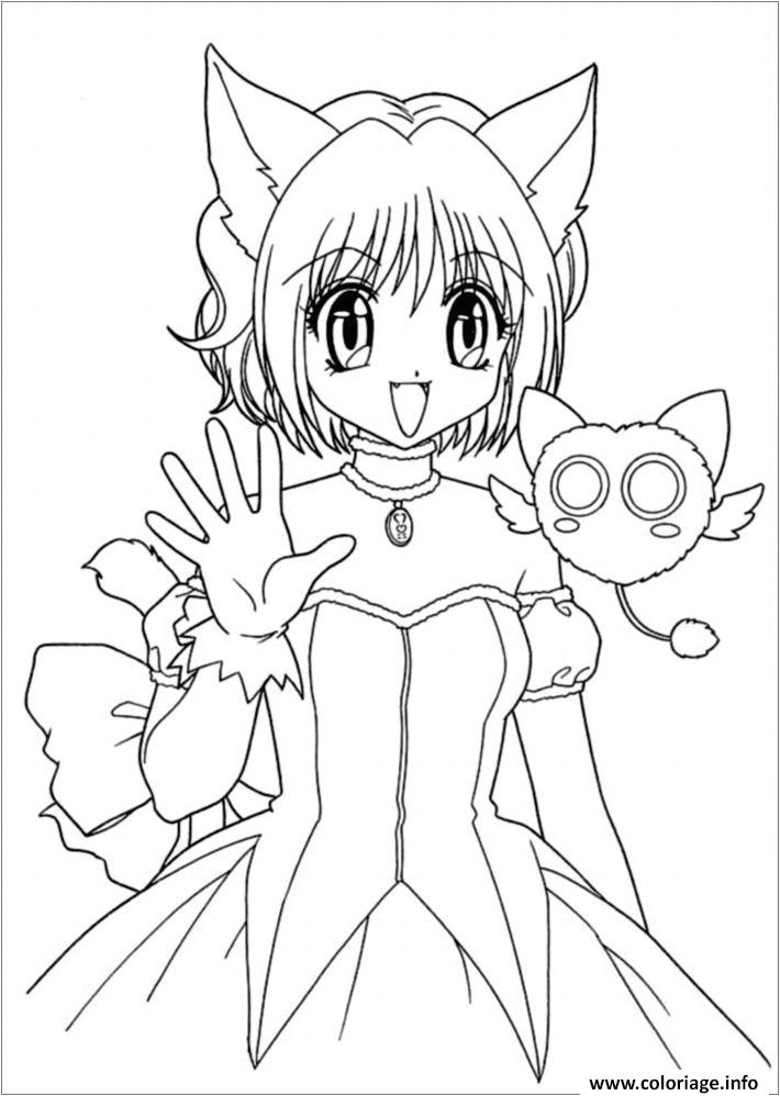 Coloriage Manga à Imprimer Dessin Sur Coloriage Info Coloriage   Imprimer Manga Pour Fille