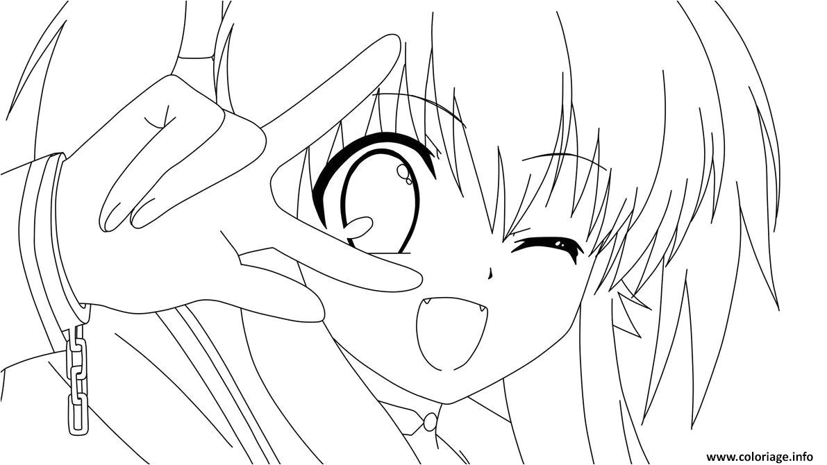 Coloriage Manga à Imprimer Dessin Sur Coloriage Info Coloriage   Imprimer Manga Pour Fille