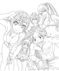 Coloriage Manga Fairy Tail Die 34 Besten Bilder Von Fairy Tail Mirajane