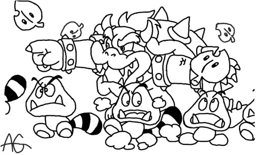Coloriage Mario 3d Land Super Mario 3d Land Coloring Pages Sketch Coloring Page