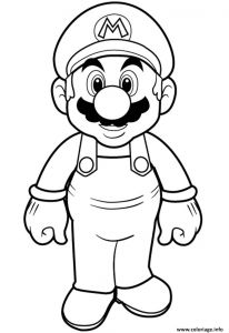 Coloriage Mario à Imprimer Gratuit Coloriage Super Mario Bros Hd Jecolorie