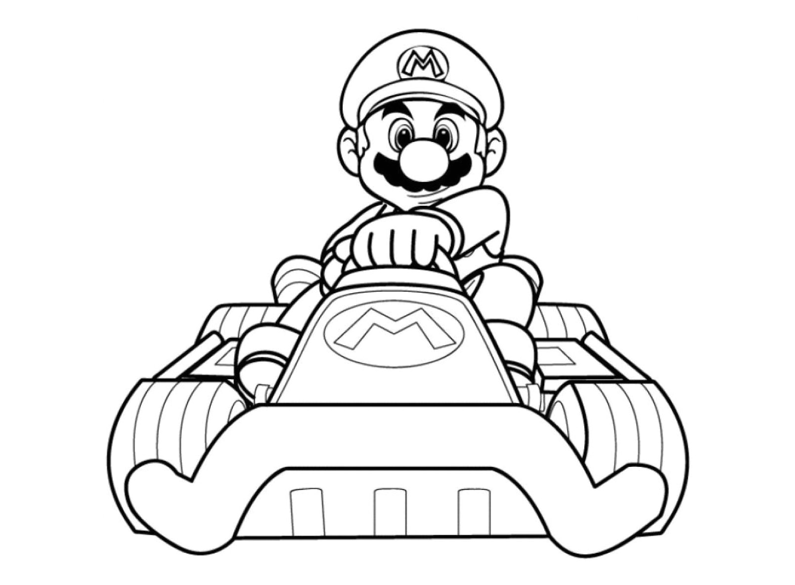 Coloriage Mario Kart En Ligne 22 Dessins De Coloriage Mario Kart à Imprimer Sur