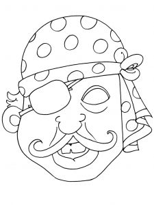 Coloriage Masque à Imprimer Dessin à Colorier Masque Halloween