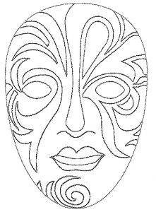 Coloriage Masque à Imprimer Mask Carnival Recherche Google