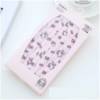 Coloriage Masque Hello Kitty Kawaii Bonjour Kitty Adulte Belle Ventilation Brouillard Masque   Usage Unique Dessin Animé Pour Les Enfants Anti Poussi¨re Masque Cotillons Gros