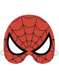 Coloriage Masque Spiderman Imprimer Masque De Spiderman à Imprimer Et à Découper