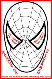 Coloriage Masque Spiderman Imprimer Patron Pour Masque Spiderman Recherche Google