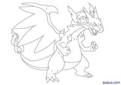 Coloriage Mega Dracaufeu Ex Les 16 Meilleures Images De Pokemon Livres   Colorier