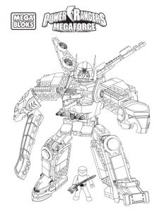 Coloriage Megazord Ninja Steel Coloring Page for Kids Power Ranger Coloring Equalprint Co