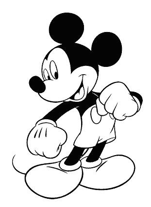 Coloriage Mickey Gratuit A Imprimer Image associée