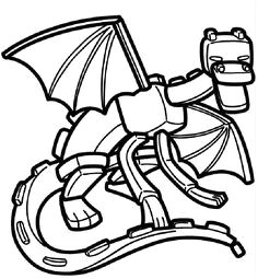 Coloriage Minecraft Ender Dragon Die 19 Besten Bilder Von Minecraft