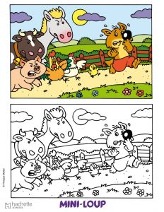 Coloriage Mini Loup Gratuit Coloriages Mini Loup à Imprimer En Ligne Fr Hellokids