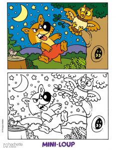 Coloriage Mini Loup Gratuit Coloriages Mini Loup Gratuit Fr Hellokids