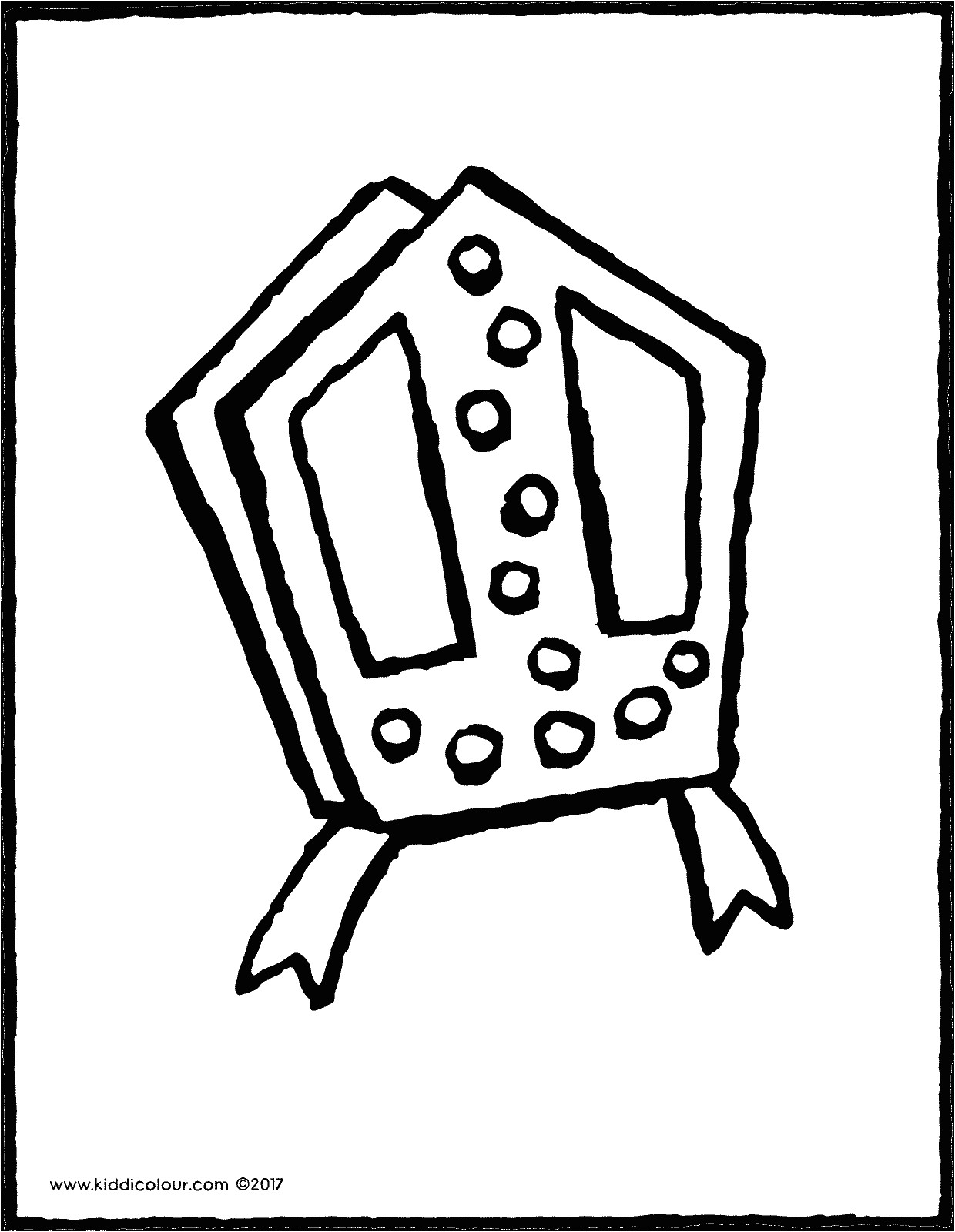 Coloriage Mitre De Saint Nicolas La Mitre De Saint Nicolas Kiddicoloriage