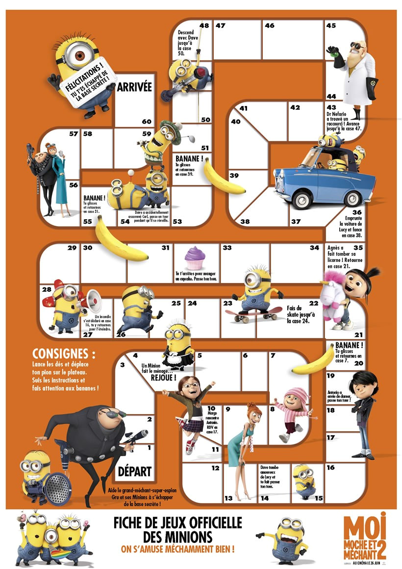 Coloriage Moi Moche Et Mechant 2 A Imprimer Jeux De Jeux Le P¨re No L Le Film Fr Hellokids