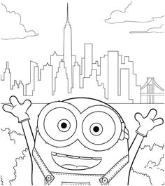 Coloriage Moi Moche Et Mechant 2 A Imprimer Les 9 Meilleures Images De Coloriage Minion