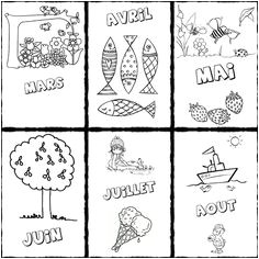 Coloriage Mois Juin Maternelle C1 Matern 47 Gs Temps Se Repérer