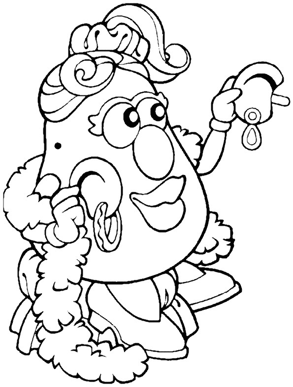 Coloriage Monsieur Et Madame Patate Dessins De Monsieur Patate à Colorier