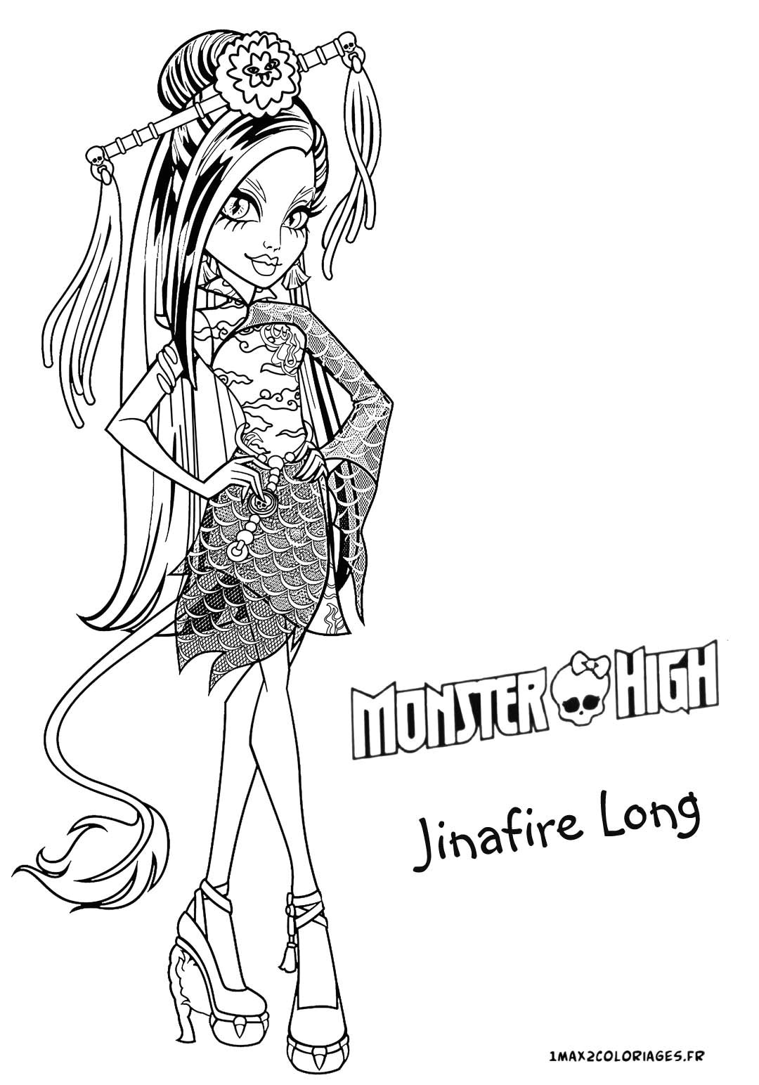 Coloriage Monster High En Couleur 154 Dessins De Coloriage Monster High à Imprimer Sur