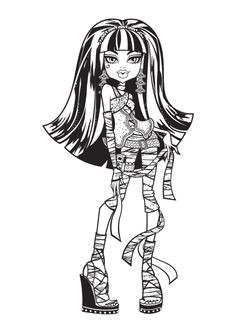 Coloriage Monster High En Couleur Coloriage Monster High à Colorier Dessin à Imprimer