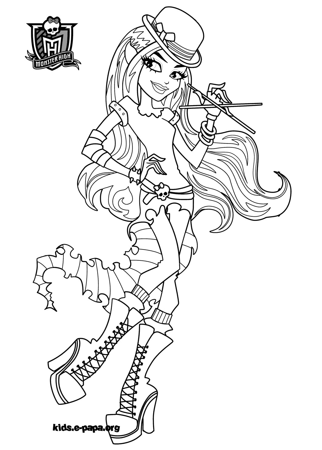 Coloriage Monster High En Couleur Monster High 86 S D Animation – Coloriages à Imprimer