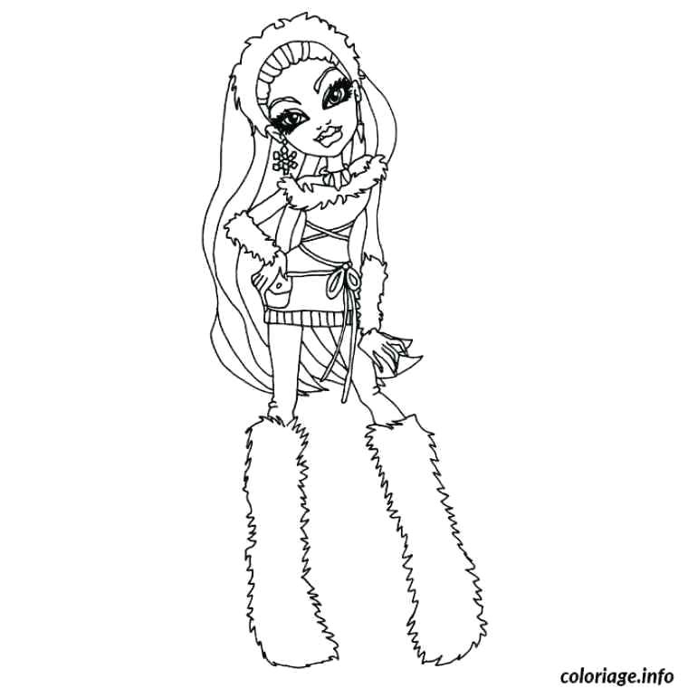 Coloriage Monster High En Couleur Monster High Dessin Monster High Dessin De Monster High A