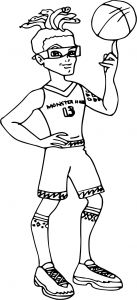 Coloriage Monster High Garcon Coloriage Deuce Monster High à Imprimer