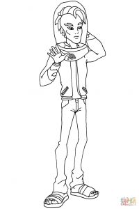 Coloriage Monster High Garcon Coloriage Monster High Gil Webber