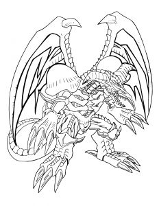 Coloriage Monstre Yu Gi Oh Yu Gi Oh Coloring Page Tv Series Coloring Page