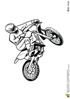 Coloriage Moto Crosse A Imprimer 39 Meilleures Images Du Tableau Animation